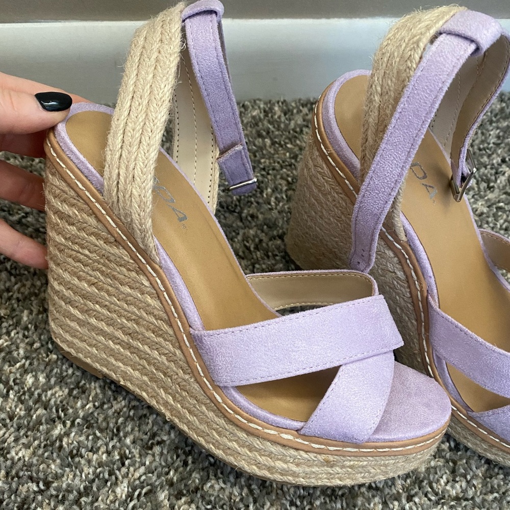 Soda espadrille wedges